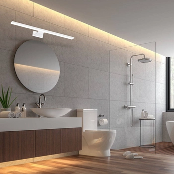 LAMPA ścienna SHINE ML6337 Milagro metalowa OPRAWA łazienkowa LED 15W 4000K kinkiet IP44 biały