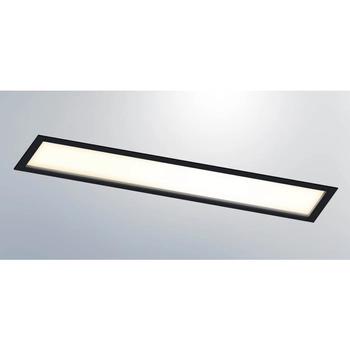 Ledowa lampa sufitowa Ladik 239002103-1 Elkim 32W 3000K do przedpokoju czarna