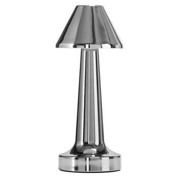 Lampka stołowa do sypialni Tavolo ST-8127T/B SILVER Step LED 3W 3000K srebrna