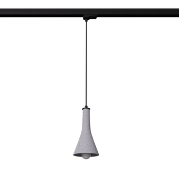 Wisząca lampa betonowa do szyn 3-fazowych REA MYL.00434 szara