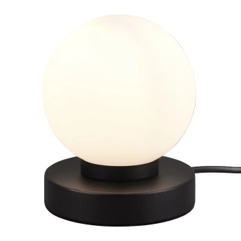 Lampka stołowa Printz R54011032 RL Light ball bańka metalowa czarna biała