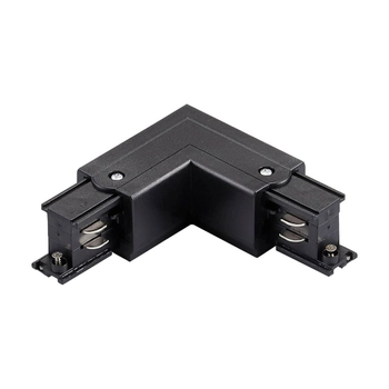 Łącznik-L do szyn 3-fazowych prawy 327840 metalowy czarny