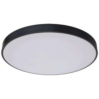 Sufitowa LAMPA plafon RAPIDO LP-433/1C S BK Light Prestige metalowa OPRAWA okrągła plafoniera LED 24W 4000K biurowa czarna