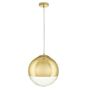 Wisząca lampa ball Flash MP1238-300 gold Step nad stół lustrzana złota