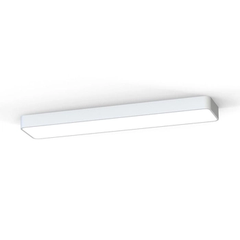 Prostokątna natynkowa lampa Soft Ceiling 7542 Nowodvorski do kuchni biała