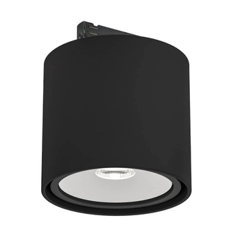 LAMPA sufitowa Neo Nero Mobile Track+UFO BI Orlicki Design metalowa OPRAWA do systemu szynowego 1-fazowego czarna biała