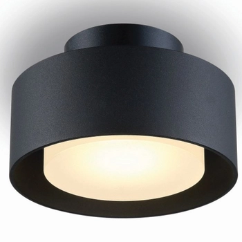 Nasufitowa lampa Braket 322901103 Elkim LED 6W 3000K metalowa czarny