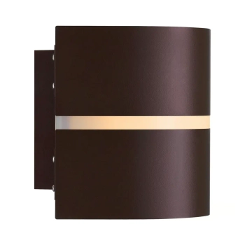 Elewacyjna lampa ścienna SIBELIS 2418311061 metalowa IP44 brązowa