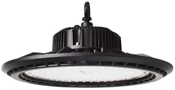 Lampa przemysłowa LED HBJ100NW 100W okrągła czarna 
