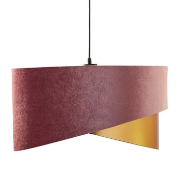 Glamour lampa wisząca do salonu Tercino 6430 TK Lighting różowa złota