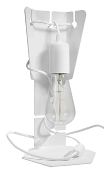 Nowoczesna lampa biurkowa SL.0879 stojąca do gabinetu biała
