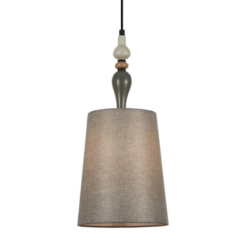 Dekoracyjna lampa wisząca Nerom PND-22374C-BK Italux do salonu czarny szary