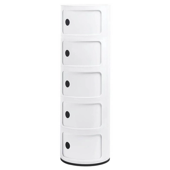 Szafka kolumnowa Combi BB-02C(N).WHITE King Home do salonu biała