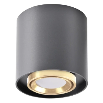 Natynkowa oprawa sufitowa XENO 325372 tubka czarna złota