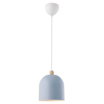 Wisząca lampa nad stół GASTON 2412653006 niebieski drewniany