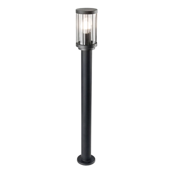 Słupek LAMPA ogrodowa FIORD 312327 Polux zewnętrzna OPRAWA stojąca outdoor IP44 czarny