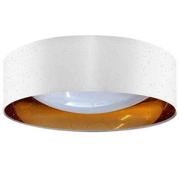 Ledowy plafon Tuluza 323217 Polux 24W 4000K biały złoty