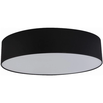 Plafon nowoczesny Rondo 1587 TK Lighting okrągły z tkaniny czarny biały