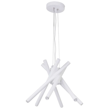 LAMPA wisząca LUMEN 33197 Sigma metalowa OPRAWA designerski ZWIS sople tuby białe