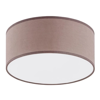 Lampa sufitowa z tkaniny Rondo 3336 TK Lighting okrągła cappuccino