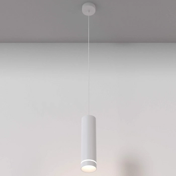 Ledowa lampa wisząca Orlo P085PL-12W4K-W LED 12W 4000K tuba metal biała