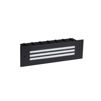 Prostokątny zewnętrzny kinkiet SORELIO LE75316 LED 6W 3000K IP65 czarny