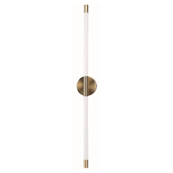 Podłużny kinkiet Linear KWL-Z LED 14W 3000K tuba złota