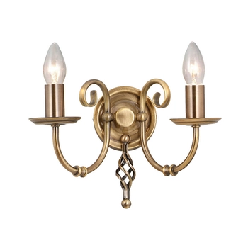 Kinkiet świecznikowy Artisan ART2-AGD-BRASS Elstead klasyczny mosiądz