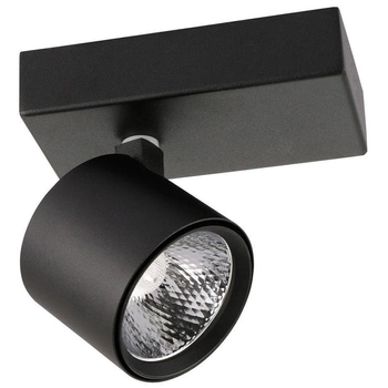 Sufitowa LAMPA spot BONIVA SPL-2854-1B-BL Italux regulowana OPRAWA metalowa LED 5W 3000K reflektorek czarny