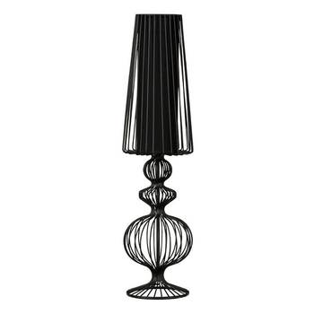 Retro lampa stołowa Aveiro 5126 stojąca do salonu czarna loft