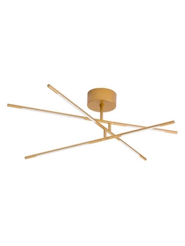 Sufitowa lampa sypialniana Bell sticks LED 30W złota