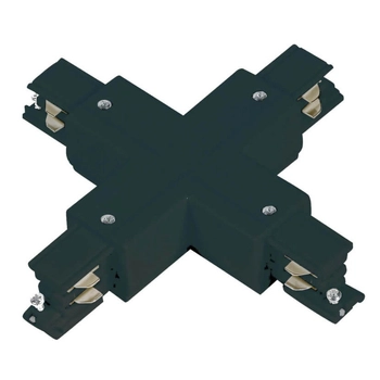Łącznik X do szyn trójfazowych LP-554/3F BK Light Prestige metalowy czarny
