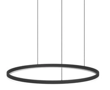 Wisząca lampa Halo AZ5343 Azzardo LED 60W 3000-6000K ringi czarna