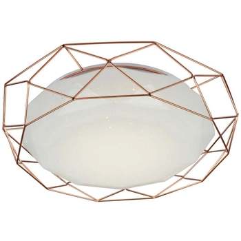Plafon LAMPA sufitowa SVEN 98-73174 Candellux druciana OPRAWA metalowa LED 24W 4000K złota