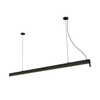 Biurowa lampa wisząca Sigi PL0129-BK Yaskr LED 36W 3000K czarna