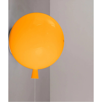 Balon lampa ścienna CGBALW25O Copel dla dzieci pomarańczowa