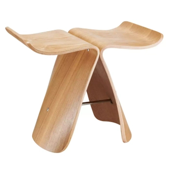 Designerski stołek Book MH-0025-N Moos taboret drewniany
