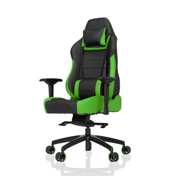 Ergonomiczny fotel gamingowy P-line czarny zielony