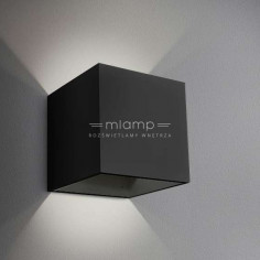 Kinkiet LAMPA ścienna MAXI CUBE wall 22411-0000-U8-PH-01 Aqform metalowa OPRAWA kostka cube