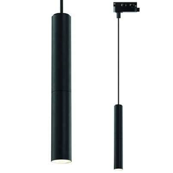 LAMPA wisząca Slimi S Nero Orlicki Design metalowa OPRAWA industrialny zwis tuba LED 3,5W czarna