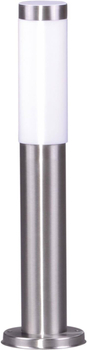Lampa ogrodowa tuba Anica K-LP231-450 wąska metalowa chrom 