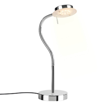 Ledowa lampa stołowa Sergio z regulacją LED 4,5W chrom