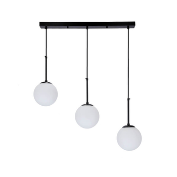 Modernistyczna lampa wisząca Pompei balls czarna biała