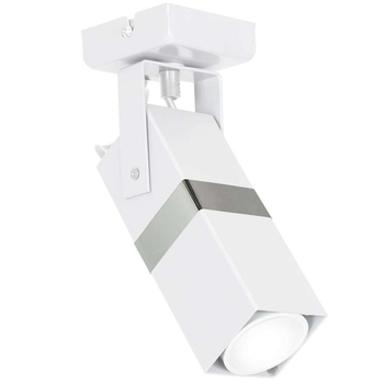 Plafon LAMPA sufitowa VIDAR MLP6281 Milagro prostokątna OPRAWA metalowa tuba downlight regulowany biały