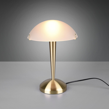 Ściemnialna lampa stołowa Pilz R5925-08 biała kopuła włącznik