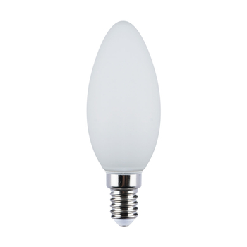 Ściemnialna żarówka płomykowa 5214-B35-3DM-MILKY E14 LED 4,5W 4000K A45 mleczna