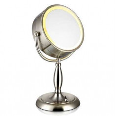 Stojąca LAMPA stołowa FACE 105237 Markslojd metalowa LAMPKA powiększające lustro do makijażu stal