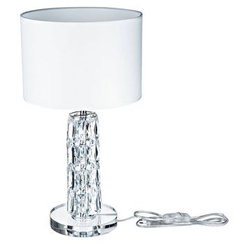 Stojąca LAMPA stołowa TALENTO DIA008TL-01CH Maytoni abażurowa LAMPKA crystal glamour chrom