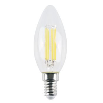 Świecznikowa żarówka 316509 Polux B35 E14 płomykowa LED 4,5W 550lm 230V biała neutralna