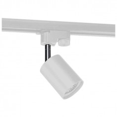 Reflektorek LAMPA sufitowa PROFILE EYE 9321 Nowodvorski metalowa OPRAWA tuba do 1-fazowego systemu szynowego biała